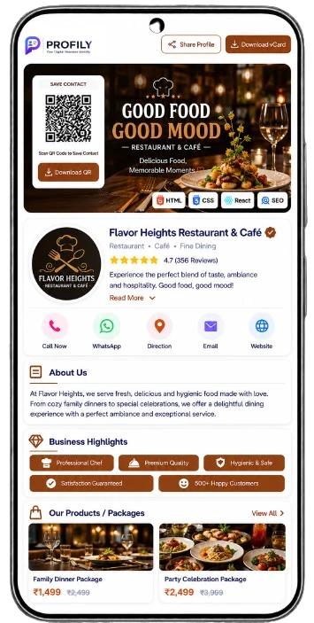 Mobile Profile Preview 1